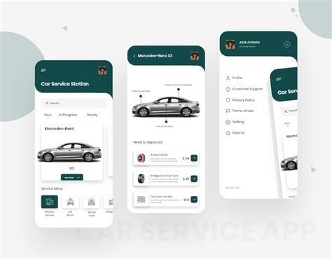 Car Service App Design Concept On Behance