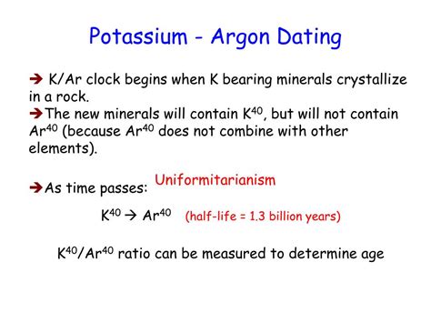 It has proved to be a versatile technique of dating fossils and archaeological specimens from 500 to 50,000 years old. there are also other radiometric dating methods that are used to date strata and fossils. PPT - Methods for Estimating the Age of the Earth ...