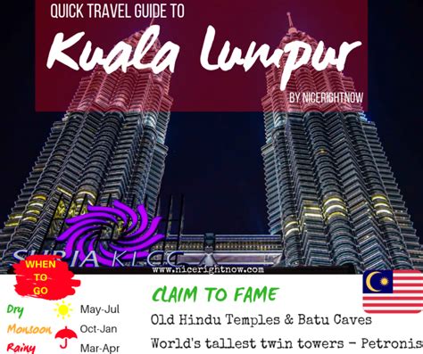 Quick Travel Guide To Kuala Lumpur Nicerightnow
