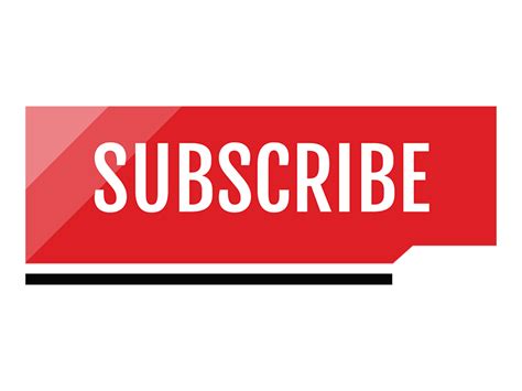 Red Youtube Subscribe Button By Alfredo Hernandez