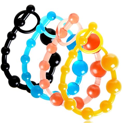 Color Random Ball Play Plug Chain Couple Toy Pull Adults Anal Lover