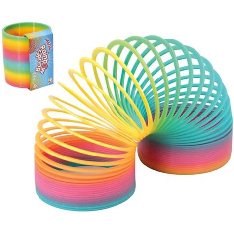 slinky giant rainbow plastic ebay