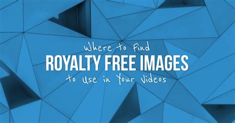 Where To Find Royalty Free Images To Use In Your Videos ...