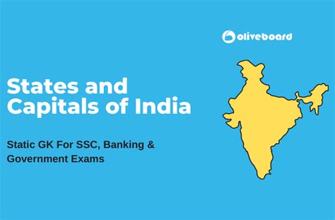 States And Capitals Of India Updated 28 States 8 Uts
