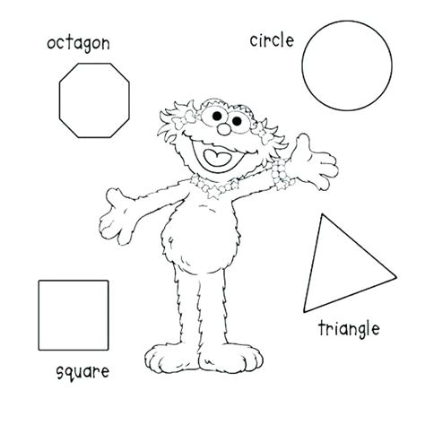 shapes coloring pages  kindergarten  getdrawingscom   personal  shapes