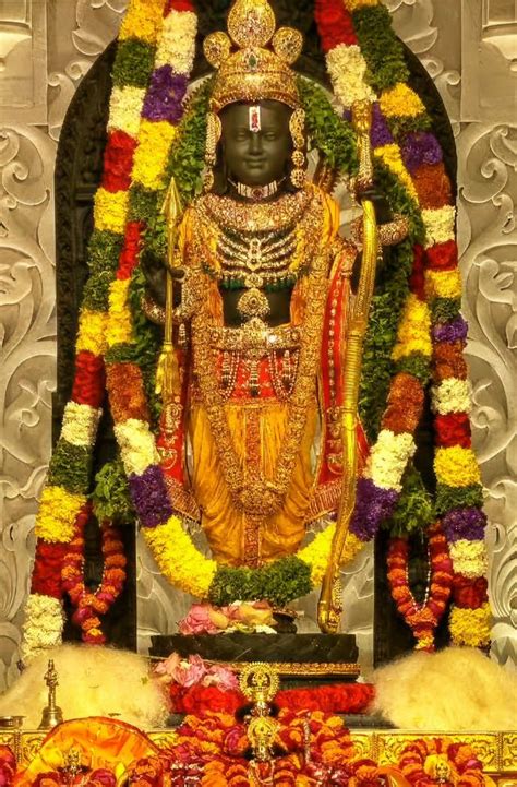 Ram Lalla Full Photo Download Ayodhya Pran Pratishtha Ram Mandir In