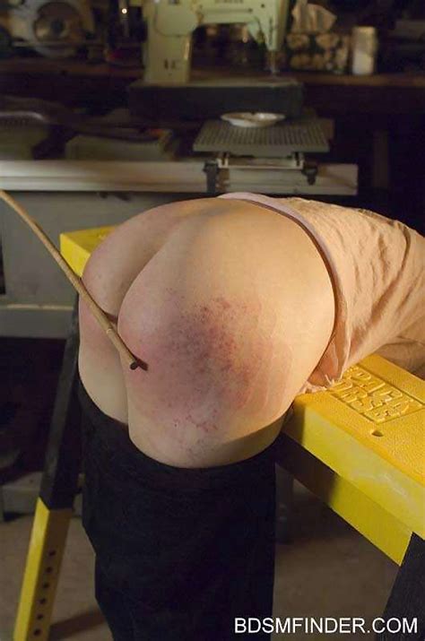 Blonde Bent Over Spanked And Caned 10 Pics