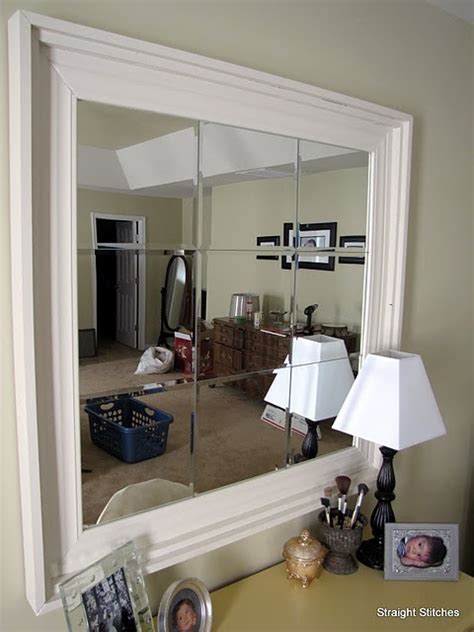 I rent, and don't want destroy with glue and think maybe tape would easier to remove the. Crown molding around bathroom mirrors | DIY & things I ...