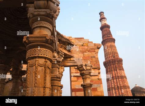 Qutb Minar And Its Monuments Unesco World Heritage Site Delhi India
