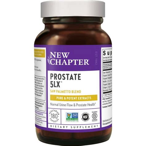 New Chapter Prostate Lx Vegetarian Capsules Ct Walmart Com