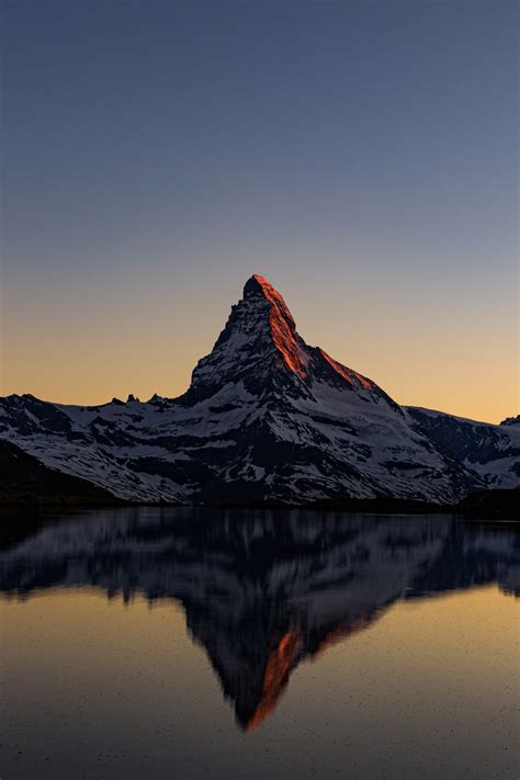 Satakentia Nature Hiking Sunset On The Matterhorn Alpine
