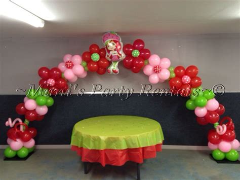 All the different types, shapes of balloons of our precious balloon bouquets looks astonishingly beautiful! Strawberry shortcake theme party...balloon arch ...