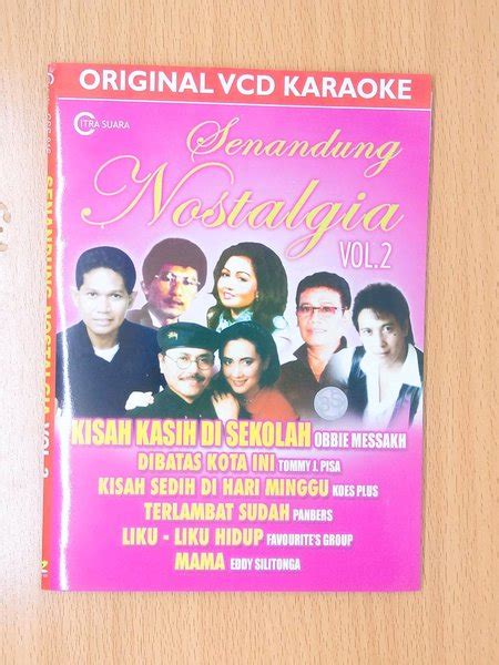 Jual Kaset Vcd Original Lagu Karaoke Senandung Nostalgia Vol 2 Di Lapak