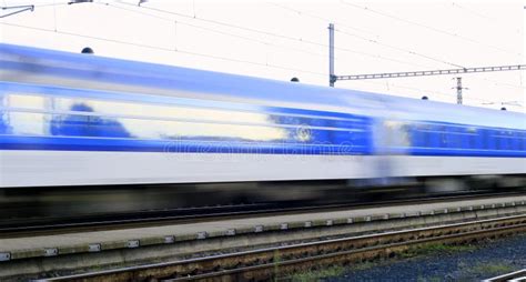 Passing Train Stock Image Image Of Speed Platform Station 1272549