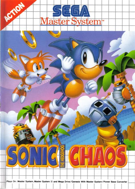 Sonic The Hedgehog Chaos For Sega Master System 1993