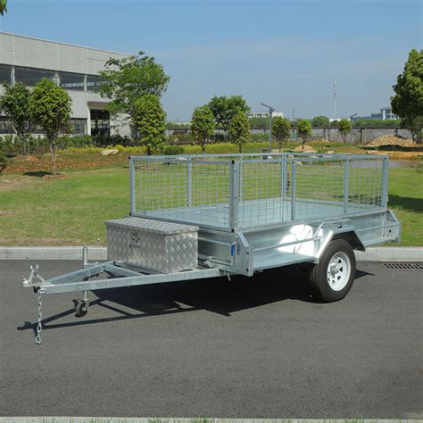 2023 Hot Sales 6x4 Hot Dipped Galvanized Utility Car Trailer With Tilt