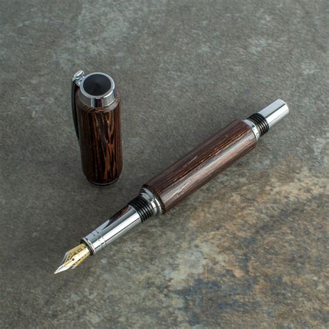 Aristotle Luxury Wenge Fountain Pen Handcrafted By Aphrodite And Ares