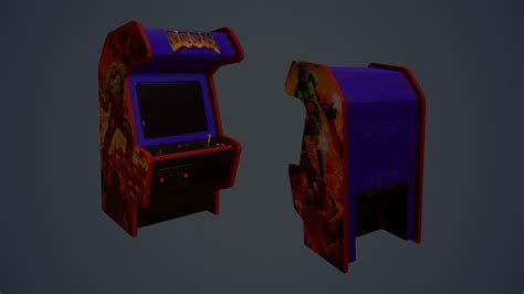 Artstation Doom Arcade Machine