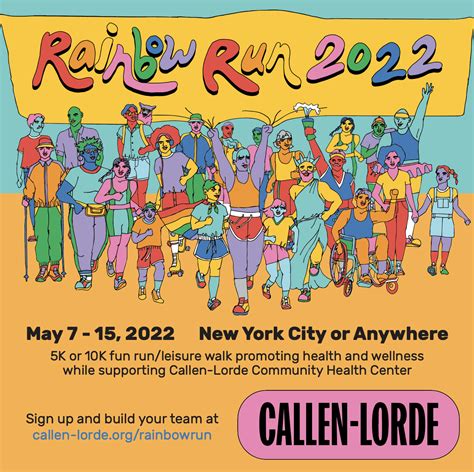 Callen Lorde Presents The 7th Annual Rainbow Run Go Magazine