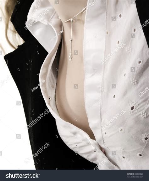 Young Woman Breast Cute Closeup Stock Photo 39357826 Shutterstock