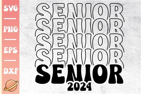 Senior 2024 Retro Svg Class Of 2024 Svg Senior Mom 2024