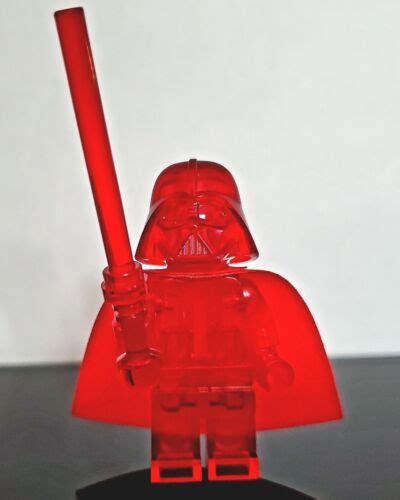 Lego Star Wars Darth Vader Trans Red Minifigure Hilt Saber Prototype