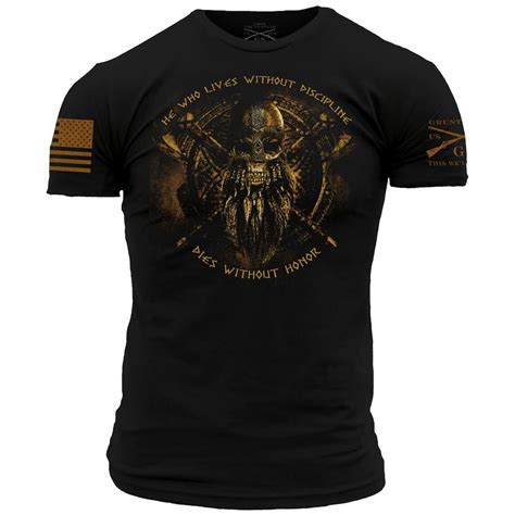 Without Discipline Grunt Style Shirts Mens Fashion Rugged Mens Tshirts