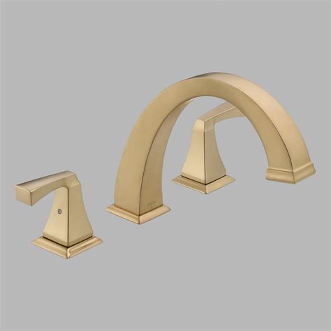 Complete your bath with a beautifully designed delta roman tub faucet, meticulously crafted to turn heads and enhance your experience. Delta Dryden Double Handle Deck Mount Roman Tub Faucet ...