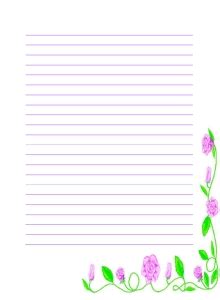 20 blatt liniert mit korrekturrand. Briefpapier Vorlagen