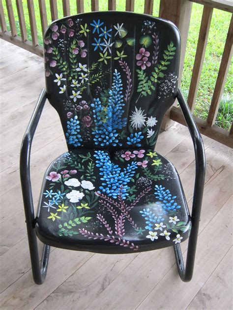We have a large selection of outdoor metal furniture ranging from galvanized metal chairs, barstools, tables, and table tops to bases. Love the cool paint job on this metal lawn chair! Visit ...