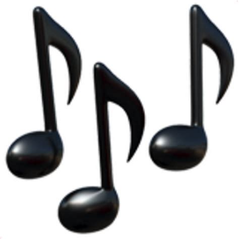 Any existing music in the destination range. Musical Notes Emoji (U+1F3B6)
