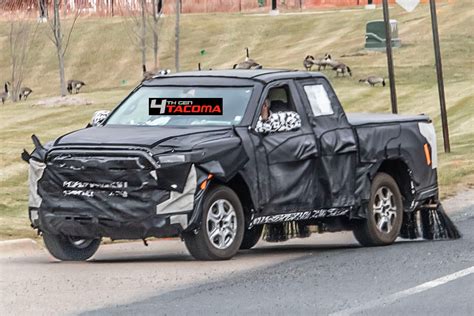 2024 Toyota Tacoma Test Mule Shows Hybrid Clues 6th Gen Toyota