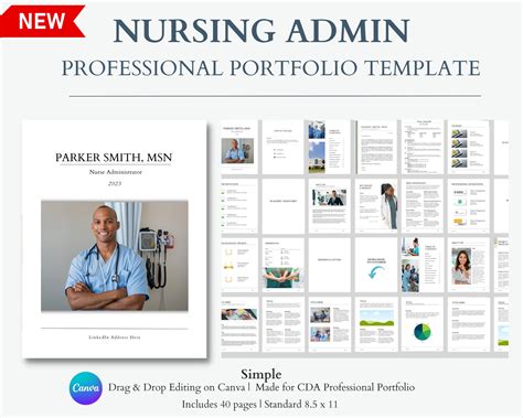 Nursing Portfolio Template Nursing Professional Portfolio Nurse