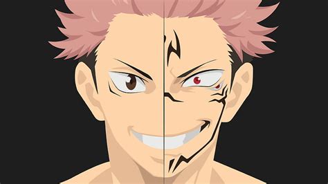 Anime Jujutsu Kaisen Closeup Sukuna Jujutsu Kaisen Yuji Itadori Hd Wallpaper X