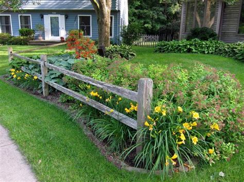 This fence puts practicality over ornamental aesthetics, yet its streamlined simplicity fits anywhere on your property. 108 best Split Rail Fence images on Pinterest | Country life, Fence and Rustic fence