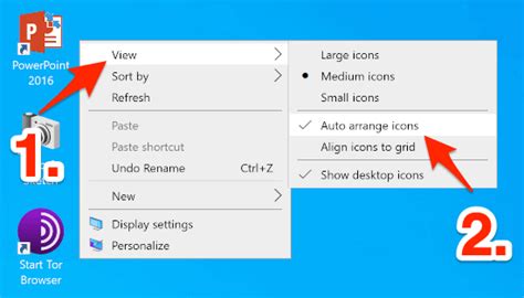 How To Turn Off Auto Arrange Desktop Icons In Windows Simple Help