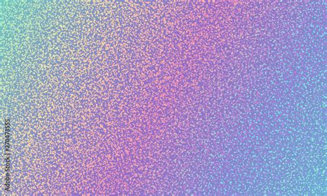 Holographic Glitter Grunge Polka Dot Textured Diagonal Gradient