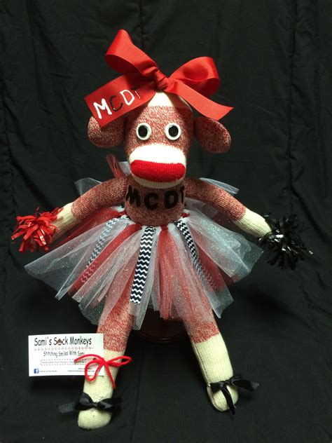 Custom Sock Monkey Handmade From The Original Rockford Red Heel Sock