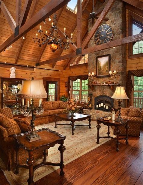 Log House Interior Design Ideas Log Cabin Interiors Luxurious Interior