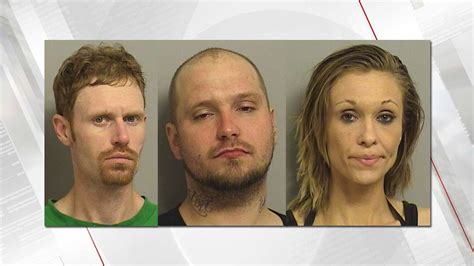 Tulsa Police Arrest Three After Finding Guns Drugs In Apartment