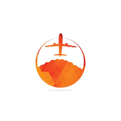 Travel Agency Vector Logo Template Holiday Logo Template Airplane Travel Tourism Around The