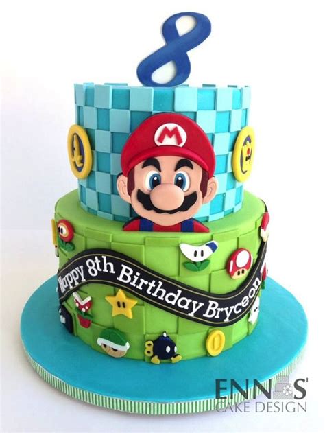 Assortment of shapes, tone also scenes are make these birthday cake showing stare specific but. Mario Takes This Birthday On The Road (With images ...
