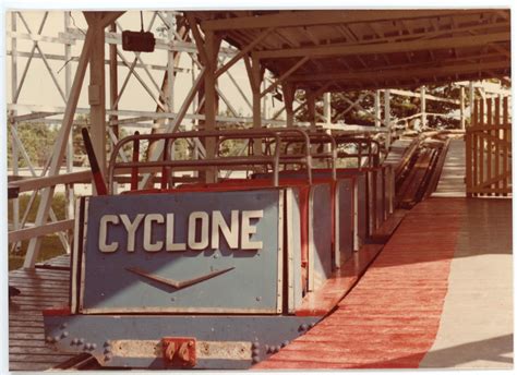Loading Station Cyclone Roller Coaster Williams Grove Amusement Park