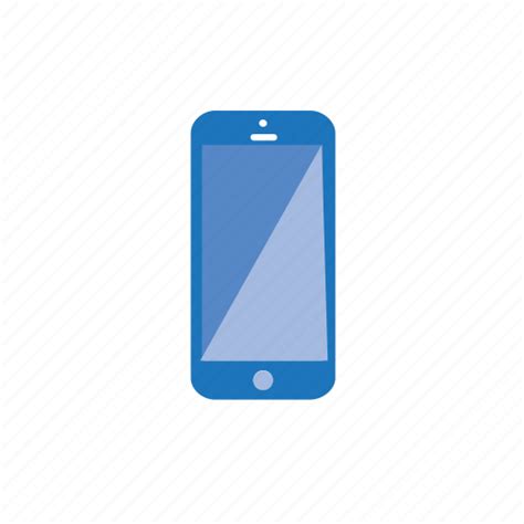 Blue Call Communication Mobile Phone Smartphone Icon