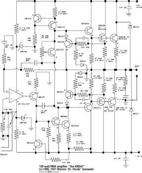 Posted by führung reparatur at 7:30 pm. 200W RMS Power Amplifier circuit « Audio Circuit