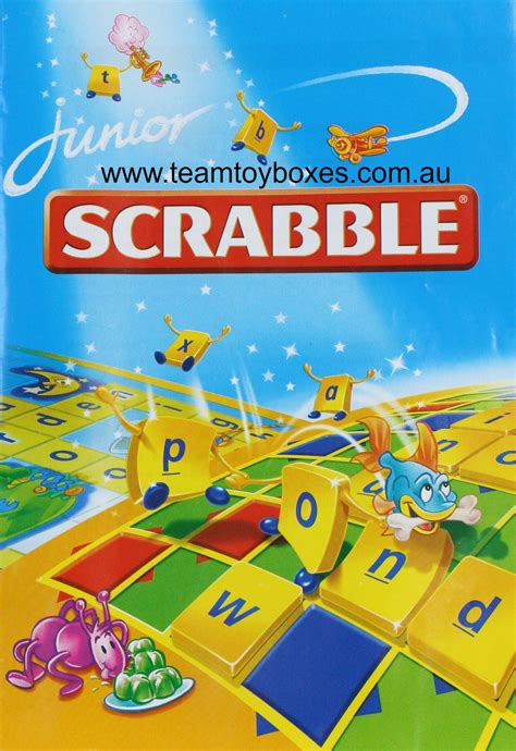 Parts Only Scrabble Junior Board Game 1 Instruction Book Only
