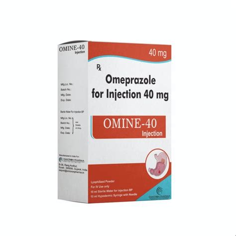 Omine Omeprazole For Injection 40 Mg Omicron Pharma Treatment