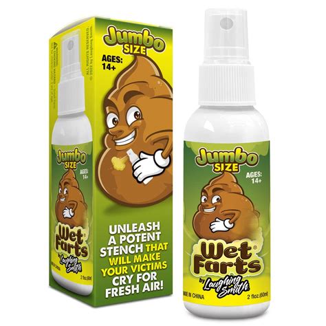 Laughing Smith Wet Farts Jumbo 60ml Potent Fart Spray Extra Strong Stink Hilarious Gag