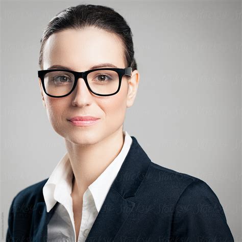 businesswoman with glasses by stocksy contributor lumina stocksy
