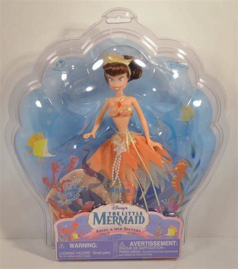 rare vintage attina ariel s sister little mermaid triton daughter princess action figure doll
